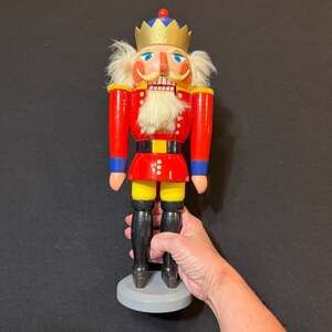 Christian Ulbricht Seiffener King Nutcracker 13” Erzgebirge Germany